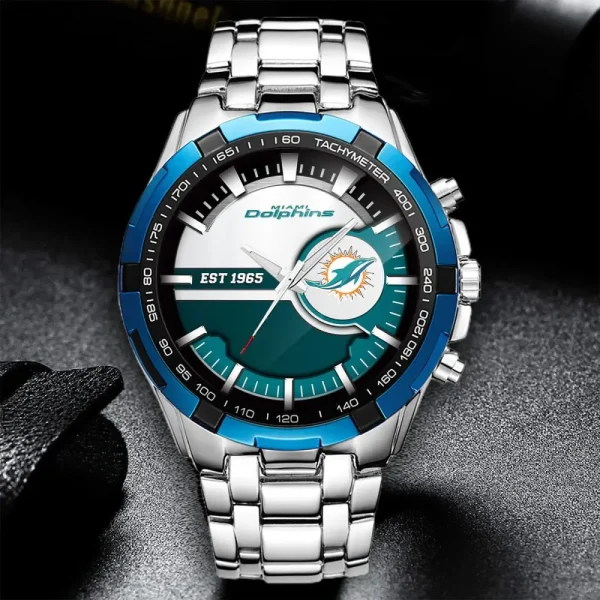 Miami Dolphins VITWATK2013 Stainless Steel Watches - Image 3