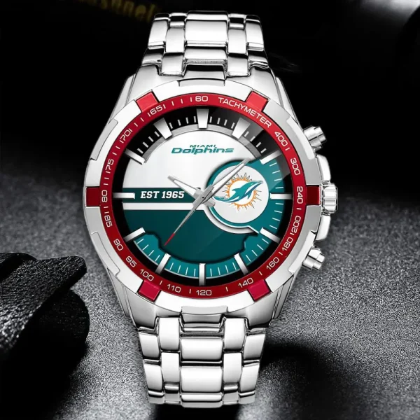 Miami Dolphins VITWATK2013 Stainless Steel Watches - Image 4