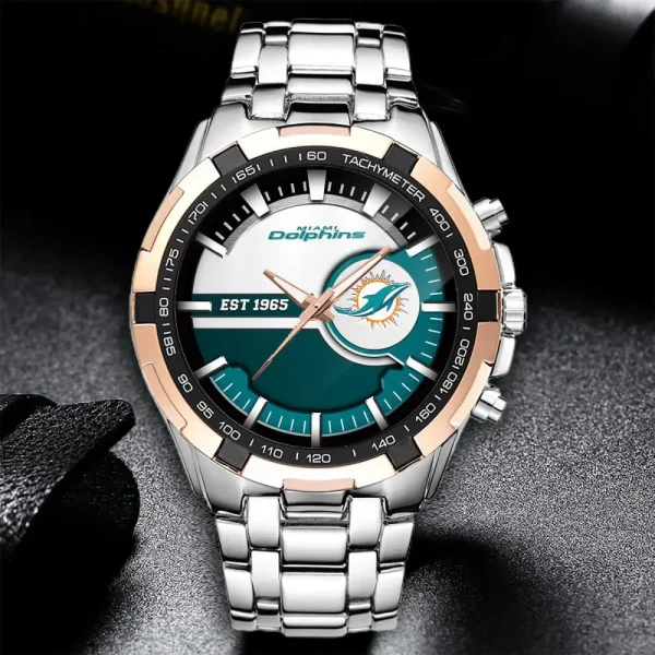 Miami Dolphins VITWATK2013 Stainless Steel Watches - Image 5