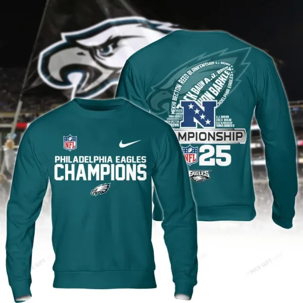 SPECIAL LIMITED EDITION IN 2025 - Philadelphia Eagles Crewneck Sweatshirt 3CS-F0H9