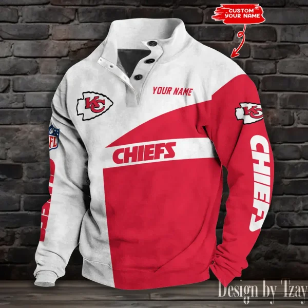 SPECIAL LIMITED EDITION IN 2025 - Kansas City Chiefs Double Stand Collar Sport Hoodies S9DBSCH1343