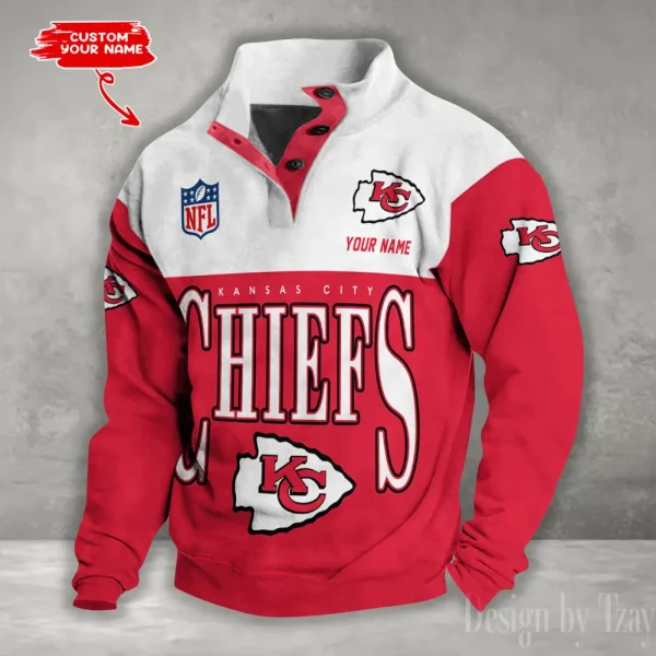 SPECIAL LIMITED EDITION IN 2025 - Kansas City Chiefs Double Stand Collar Sport Hoodies S9DBSCH1358