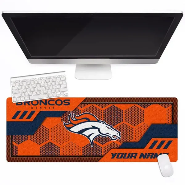 Denver Broncos Personalized Mouse Pad Luminous Mouse Mat For Fan - Image 5