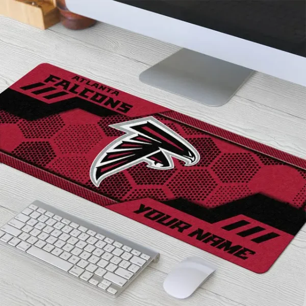 Atlanta Falcons Personalized Mouse Pad Luminous Mouse Mat For Fan AZMPAD036 - Image 3