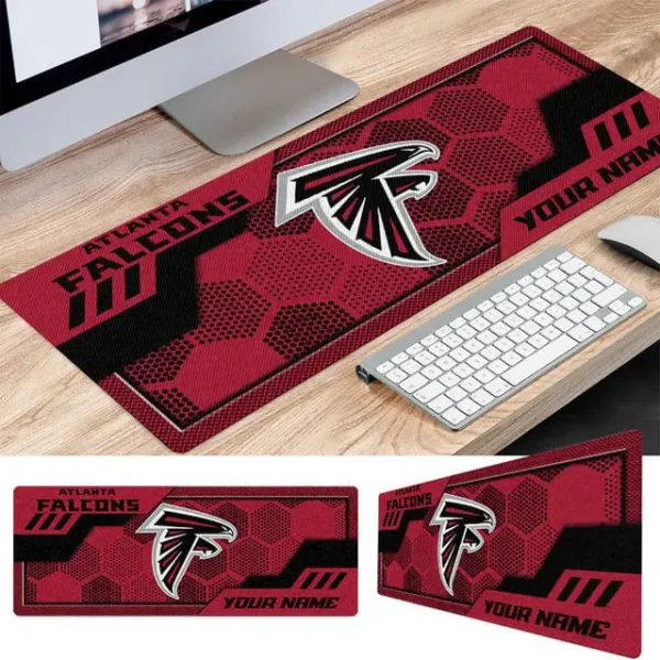 Atlanta Falcons Personalized Mouse Pad Luminous Mouse Mat For Fan AZMPAD036 - Image 4