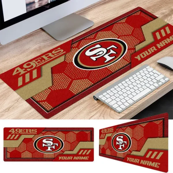 San Francisco 49ers Personalized Mouse Pad Luminous Mouse Mat For Fan AZMPAD062 - Image 4