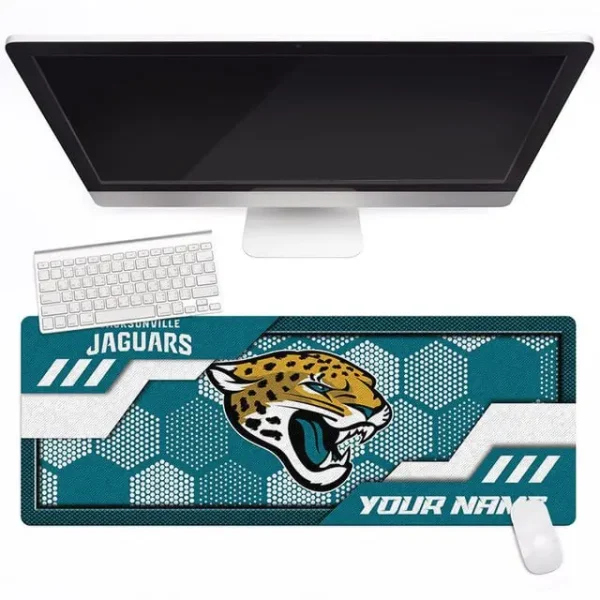 Jacksonville Jaguars Personalized Mouse Pad Luminous Mouse Mat For Fan AZMPAD049 - Image 3