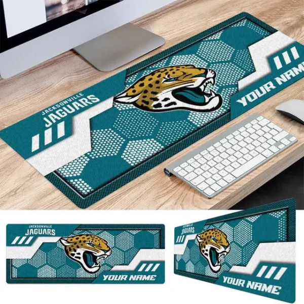 Jacksonville Jaguars Personalized Mouse Pad Luminous Mouse Mat For Fan AZMPAD049 - Image 4