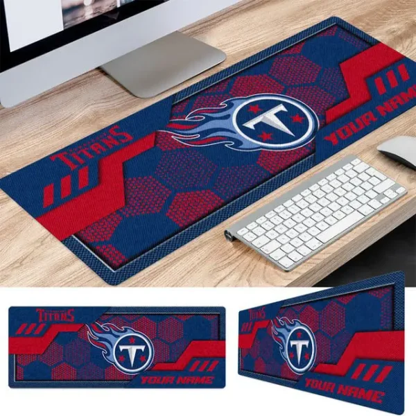 Tennessee Titans Personalized Mouse Pad Luminous Mouse Mat For Fan AZMPAD065 - Image 2