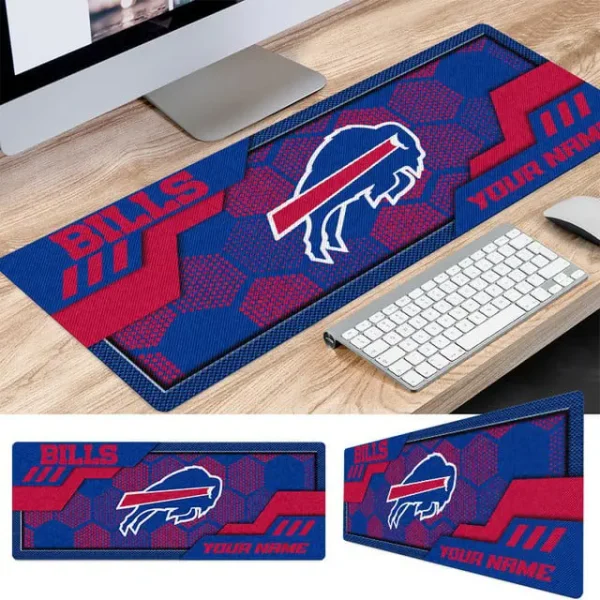 Buffalo Bills Personalized Mouse Pad Luminous Mouse Mat For Fan AZMPAD038 - Image 2