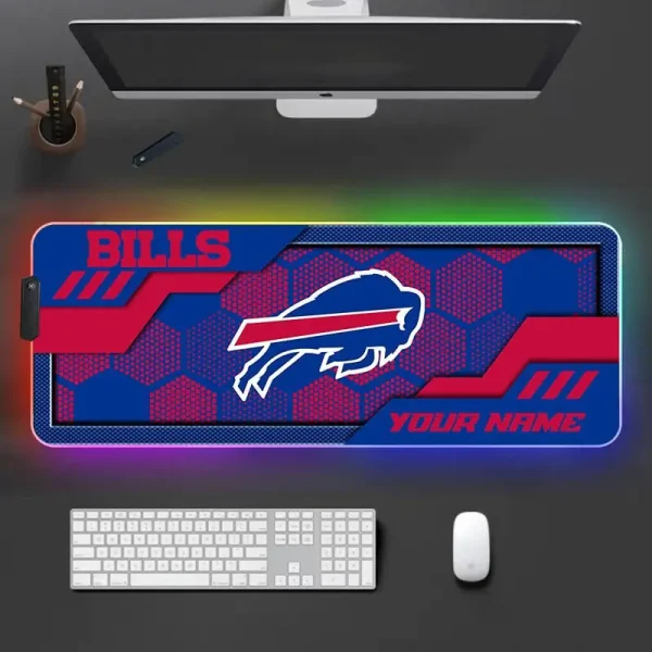 Buffalo Bills Personalized Mouse Pad Luminous Mouse Mat For Fan AZMPAD038