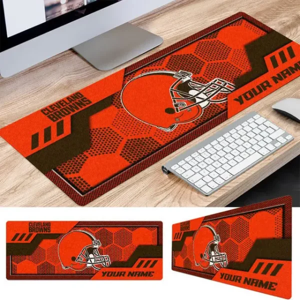 Cleveland Browns Personalized Mouse Pad Luminous Mouse Mat For Fan AZMPAD042 - Image 2