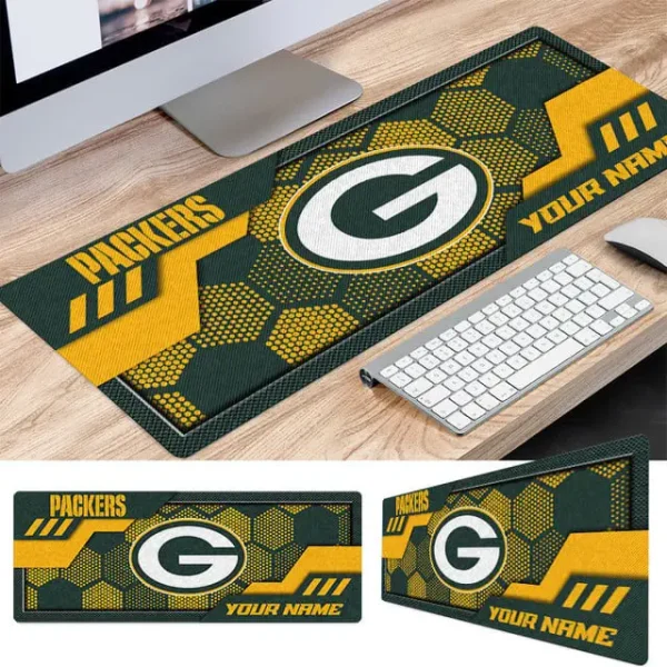 Green Bay Packers Personalized Mouse Pad Luminous Mouse Mat For Fan AZMPAD046 - Image 2