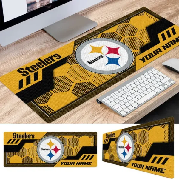 Pittsburgh Steelers Personalized Mouse Pad Luminous Mouse Mat For Fan AZMPAD061 - Image 2