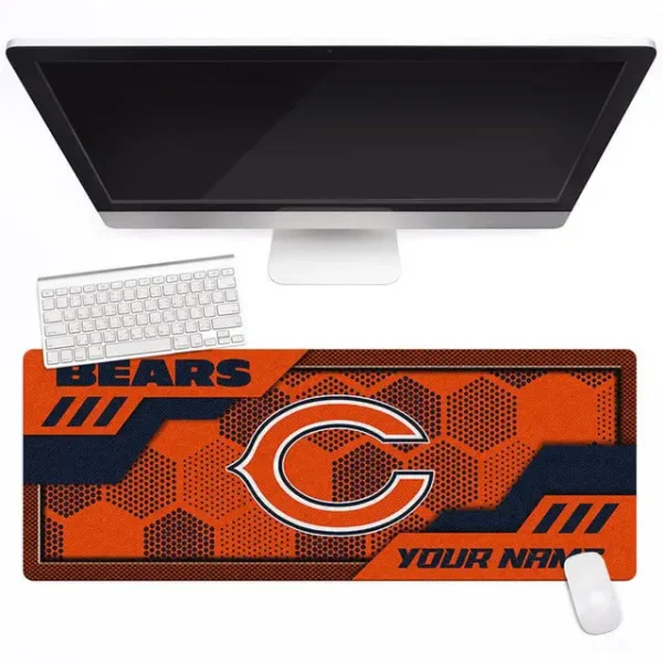 Chicago Bears Personalized Mouse Pad Luminous Mouse Mat For Fan AZMPAD040 - Image 3