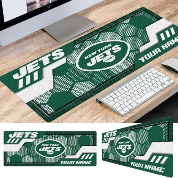 New York Jets Personalized Mouse Pad Luminous Mouse Mat For Fan AZMPAD059 - Image 2