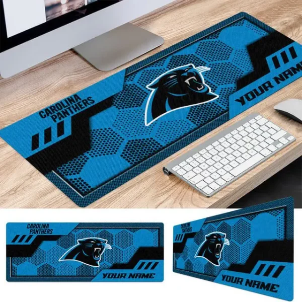 Carolina Panthers Personalized Mouse Pad Luminous Mouse Mat For Fan AZMPAD039 - Image 2