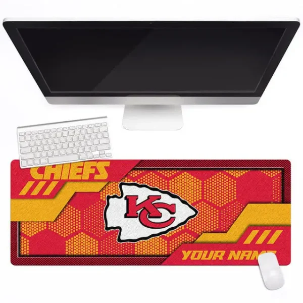 Kansas City Chiefs Personalized Mouse Pad Luminous Mouse Mat For Fan AZMPAD050 - Image 3