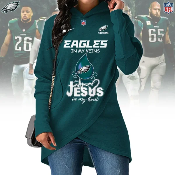 Philadelphia Eagles Chie Lady Hoodie SPTCLH055