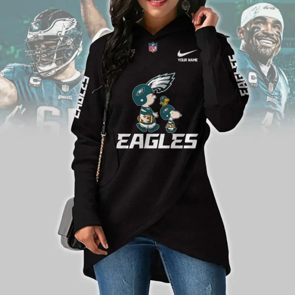 Philadelphia Eagles Chie Lady Hoodie SPTCLH056 - Image 3