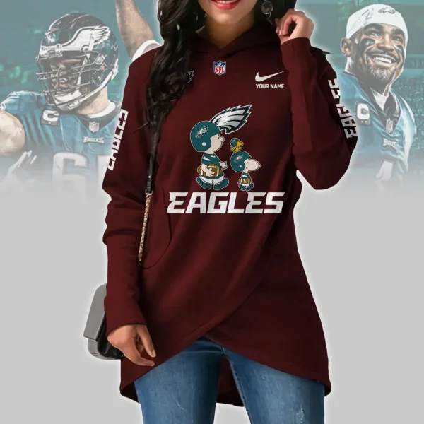 Philadelphia Eagles Chie Lady Hoodie SPTCLH056 - Image 4