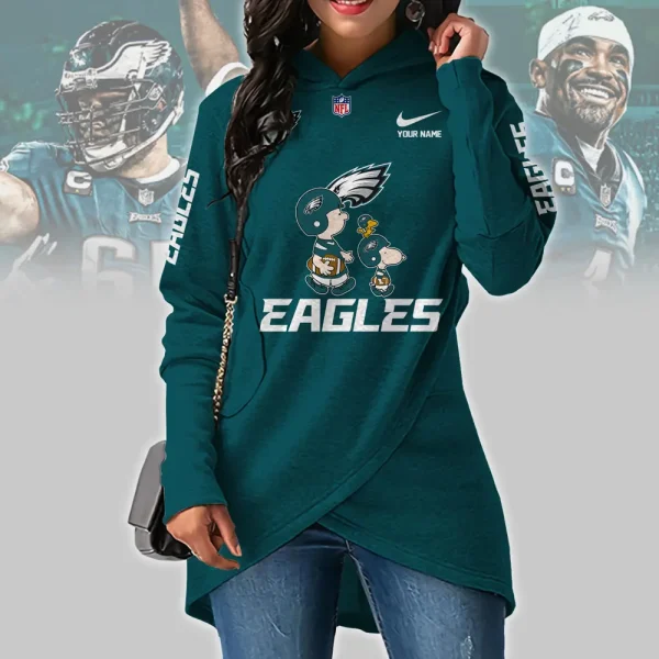 Philadelphia Eagles Chie Lady Hoodie SPTCLH056 - Image 5