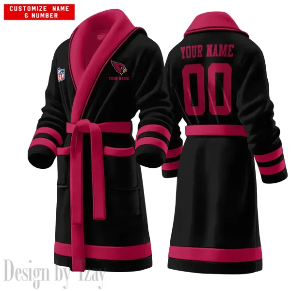 Arizona Cardinals Luxurious Comfort Meets Sporty Style Bathrobe SPTBATHROBE034