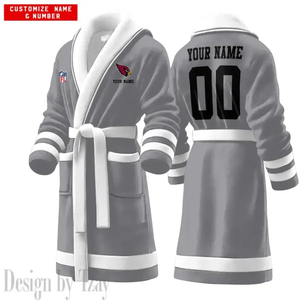 Arizona Cardinals Luxurious Comfort Meets Sporty Style Bathrobe SPTBATHROBE035