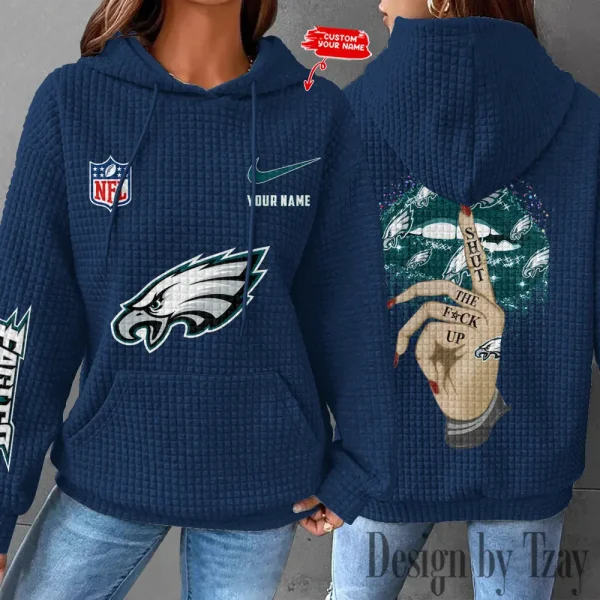 SPECIAL LIMITED EDITION IN 2025 - Philadelphia Eagles New Waffle Hoodies SPTNWH125 - Image 4