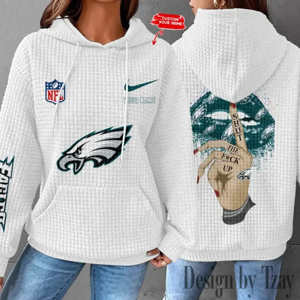 SPECIAL LIMITED EDITION IN 2025 - Philadelphia Eagles New Waffle Hoodies SPTNWH125 - Image 8