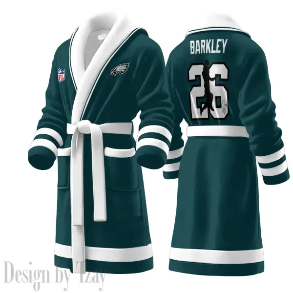 Philadelphia Eagles Luxurious Comfort Meets Sporty Style Bathrobe SPTBATHROBE040