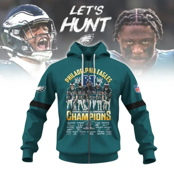 SPECIAL LIMITED EDITION IN 2025 - Philadelphia Eagles 3D Printed Pullover Hoodie AZHD722 - Image 4