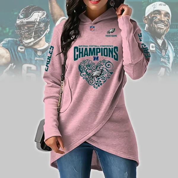 SPECIAL LIMITED EDITION IN 2025 - Philadelphia Eagles Chie Lady Hoodie SPTCLH057 - Image 2