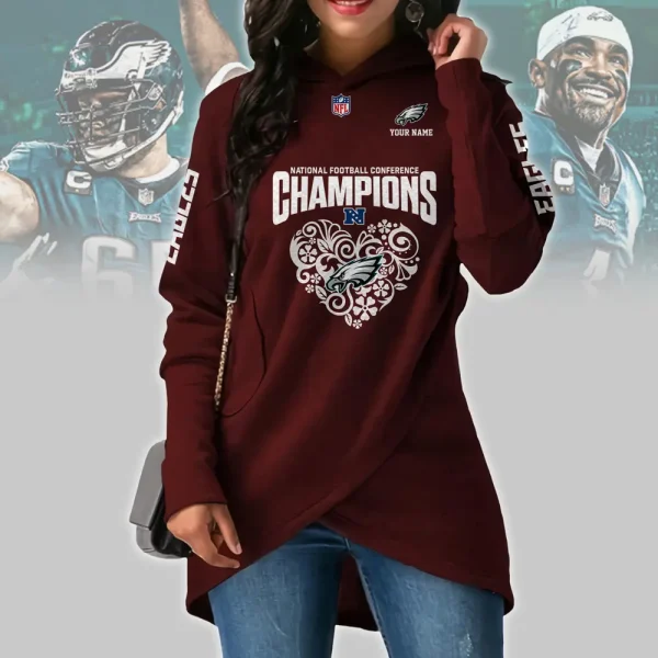 SPECIAL LIMITED EDITION IN 2025 - Philadelphia Eagles Chie Lady Hoodie SPTCLH057 - Image 3