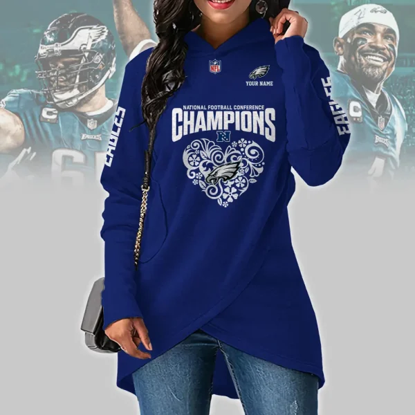 SPECIAL LIMITED EDITION IN 2025 - Philadelphia Eagles Chie Lady Hoodie SPTCLH057 - Image 4