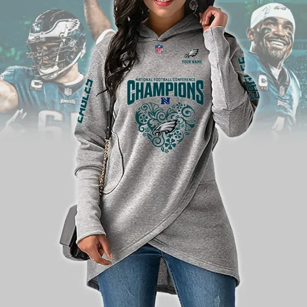 SPECIAL LIMITED EDITION IN 2025 - Philadelphia Eagles Chie Lady Hoodie SPTCLH057 - Image 5