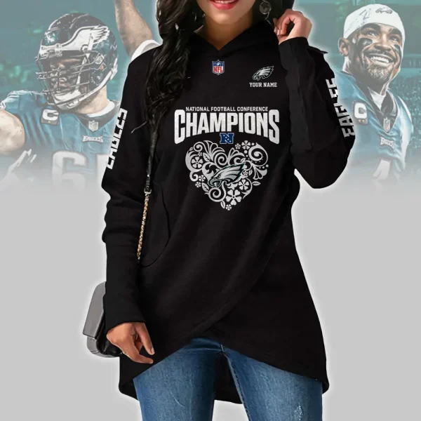 SPECIAL LIMITED EDITION IN 2025 - Philadelphia Eagles Chie Lady Hoodie SPTCLH057 - Image 6