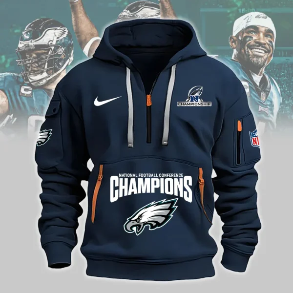 SPECIAL LIMITED EDITION IN 2025 - Philadelphia Eagles Heavy Hoodies AZHEAVYHD341 - Image 2