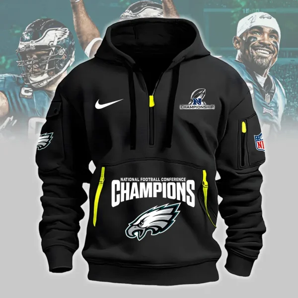 SPECIAL LIMITED EDITION IN 2025 - Philadelphia Eagles Heavy Hoodies AZHEAVYHD341 - Image 3