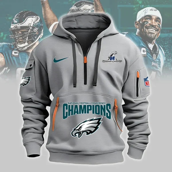 SPECIAL LIMITED EDITION IN 2025 - Philadelphia Eagles Heavy Hoodies AZHEAVYHD341 - Image 4