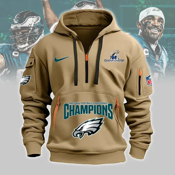 SPECIAL LIMITED EDITION IN 2025 - Philadelphia Eagles Heavy Hoodies AZHEAVYHD341 - Image 5