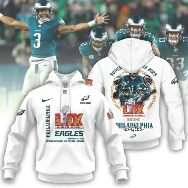 SPECIAL LIMITED EDITION IN 2025 - Philadelphia Eagles Combo Hoodie And Long Sweatpants AZHD723 - Image 6