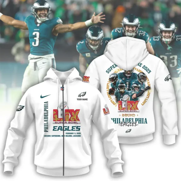 SPECIAL LIMITED EDITION IN 2025 - Philadelphia Eagles Combo Hoodie And Long Sweatpants AZHD723 - Image 7