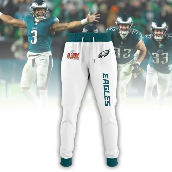 SPECIAL LIMITED EDITION IN 2025 - Philadelphia Eagles Combo Hoodie And Long Sweatpants AZHD723 - Image 8