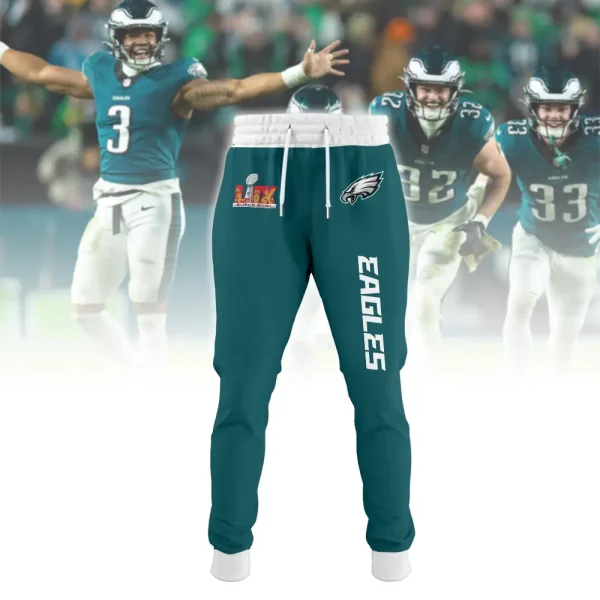 SPECIAL LIMITED EDITION IN 2025 - Philadelphia Eagles Combo Hoodie And Long Sweatpants AZHD723 - Image 5