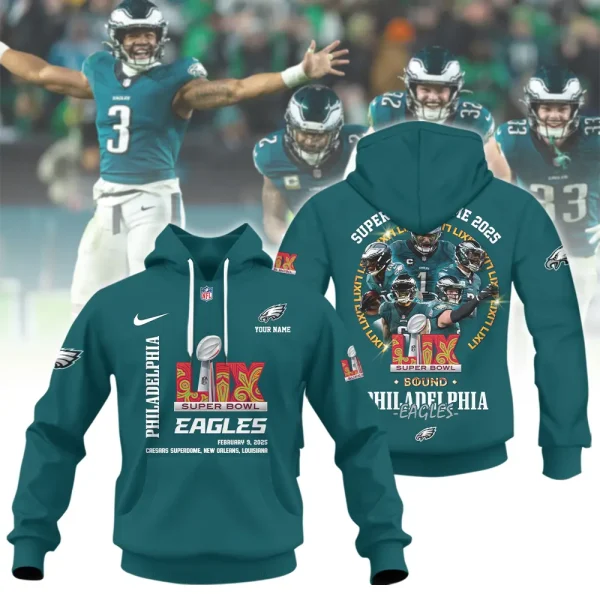 SPECIAL LIMITED EDITION IN 2025 - Philadelphia Eagles Combo Hoodie And Long Sweatpants AZHD723