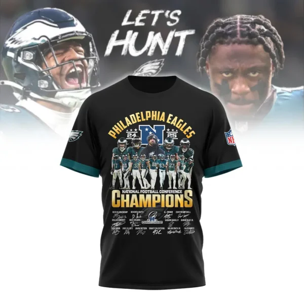 SPECIAL LIMITED EDITION IN 2025 - Philadelphia Eagles T-Shirt Gift For Sport Fans AZTS947 - Image 2