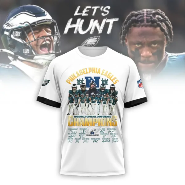 SPECIAL LIMITED EDITION IN 2025 - Philadelphia Eagles T-Shirt Gift For Sport Fans AZTS947 - Image 3