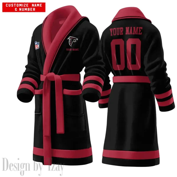 Atlanta Falcons Luxurious Comfort Meets Sporty Style Bathrobe SPTBATHROBE041