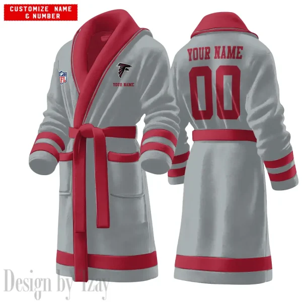 Atlanta Falcons Luxurious Comfort Meets Sporty Style Bathrobe SPTBATHROBE042